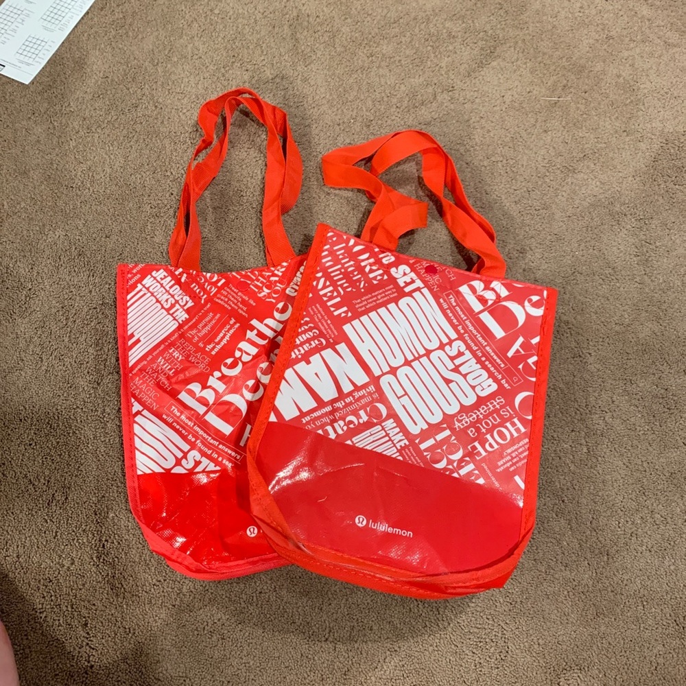2 Small LuluLemon Bags